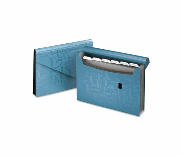 ESS01158 Essentials Expanding File, Seven Pockets, Poly, 13 1/2 x 9, Blue By ESSELTE PENDAFLEX CORP.