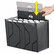 ESS02327 Sliding Cover Expanding File, 13 Pockets, Letter, Black By ESSELTE PENDAFLEX CORP.