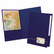 ESS04162 Monogram Series Business Portfolio, Cover Stock, Blue/Gold, 4/Pack By ESSELTE PENDAFLEX CORP.