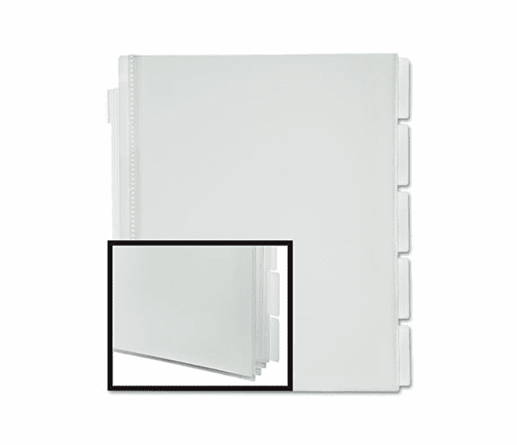 ESS10025 I-Organize Five-Tab Display Book, Letter, Clear By ESSELTE PENDAFLEX CORP.