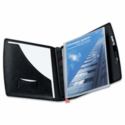 ESS10044 I-Organize Presentation Binder, Four Storage Channels, Letter Size, Black By ESSELTE PENDAFLEX CORP.