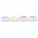 ESS10048 I Organize Indexing Tabs, 2 x 1, Clear, 24/PK By ESSELTE PENDAFLEX CORP.
