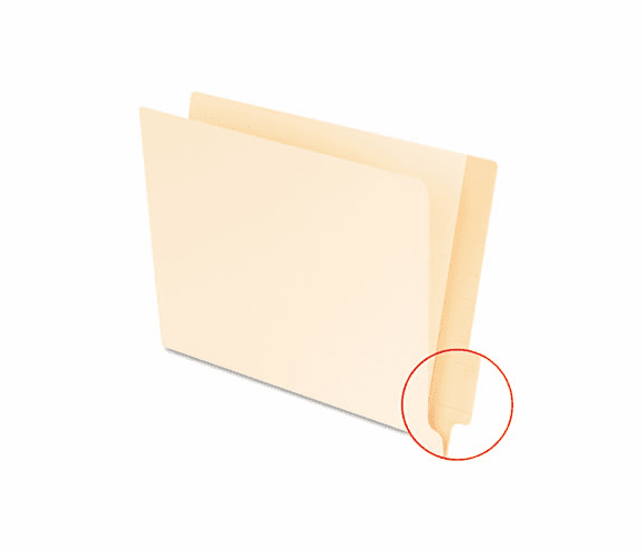 ESS11037 Laminated Shelf File Folders, Straight Cut End Tab, 11 Point Letter, 100/Box By ESSELTE PENDAFLEX CORP.
