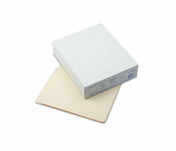 ESS11230 Laminate Shelf File Folder, Straight Tab, 14 Point Manila, Letter, 50/Box By ESSELTE PENDAFLEX CORP.