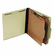 ESS1257G Pressboard Classification Folders, Letter, Six-Section, Light Green, 10/Box By ESSELTE PENDAFLEX CORP.