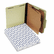 ESS1257G Pressboard Classification Folders, Letter, Six-Section, Light Green, 10/Box By ESSELTE PENDAFLEX CORP.