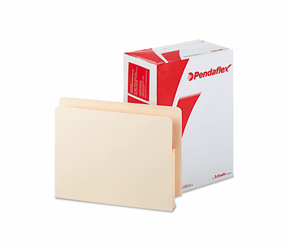 ESS12831 Convertible File, Straight Cut, 1 3/4 Inch Expansion, Letter, Manila, 25/Box By ESSELTE PENDAFLEX CORP.