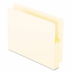 ESS12832 Convertible File, Straight Cut, 3 1/2 Inch Expansion, Letter, Manila, 25/Box By ESSELTE PENDAFLEX CORP.
