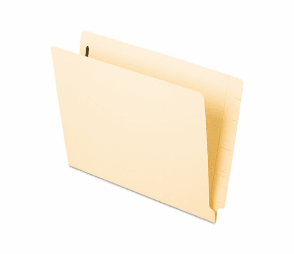 ESS13140 Laminated Folder with Fastener, Straight Tab, 11 Pt Manila, Letter, 50/Box By ESSELTE PENDAFLEX CORP.