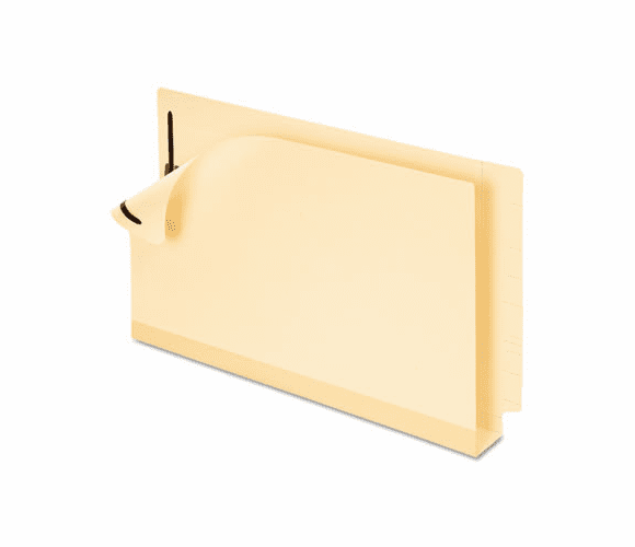 ESS13166 Double Stuff Laminated End Tab, 2 Fasteners, Legal, Straight Tab, Manila 50/BX By ESSELTE PENDAFLEX CORP.