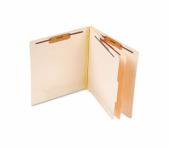 ESS13175 Manila Pressboard End Tab Classification Folders, Letter, Six-Section, 10/Box By ESSELTE PENDAFLEX CORP.