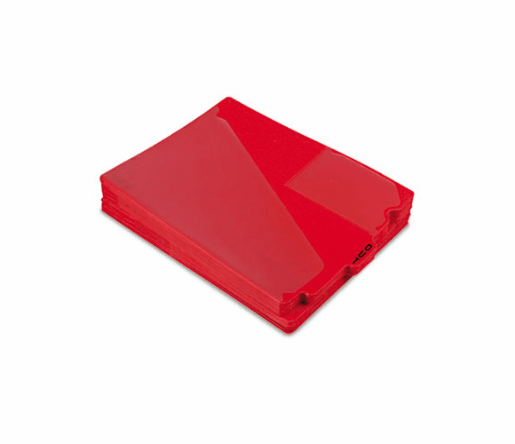 ESS13541 Out Guides, Center "OUT" Tab, Vinyl, Letter, Red, 50/Box By ESSELTE PENDAFLEX CORP.