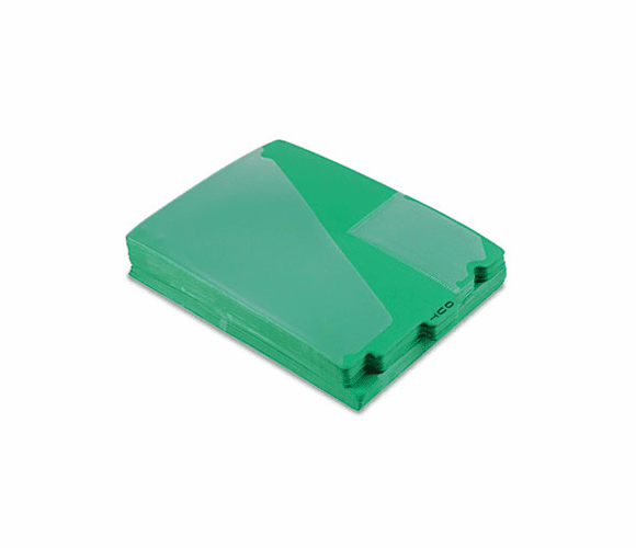 ESS13543 Out Guides, Center "OUT" Tab, Vinyl, Letter, Green, 50/Box By ESSELTE PENDAFLEX CORP.