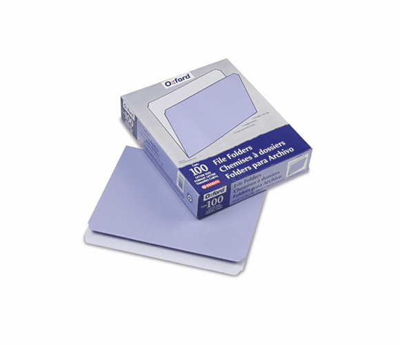 ESS152LAV Two-Tone File Folder, Straight Top Tab, Letter, Lavender/Light Lavender, 100/Box By ESSELTE PENDAFLEX CORP.