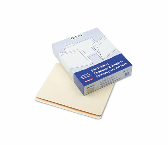 ESS16651 Pocket Folders, Straight Cut, Top Tab, Letter, Manila, 50/Box By ESSELTE PENDAFLEX CORP.