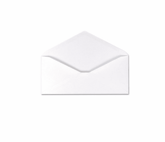 ESS19384 Envirotech Recycled Business Envelope, V-Flap, #10, White, 500/Box By AMPAD/DIV. OF AMERCN PD&PPR