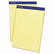 ESS20222 Evidence Perf Top, Narrow Rule, Ltr, Canary, 50-Sheet Pads, Dozen By AMPAD/DIV. OF AMERCN PD&PPR