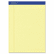 ESS20222 Evidence Perf Top, Narrow Rule, Ltr, Canary, 50-Sheet Pads, Dozen By AMPAD/DIV. OF AMERCN PD&PPR