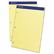 ESS20243 Evidence Dual Ruled Pad, Legal/Wide Rule, 8-1/2 x 11-3/4, Canary, 100 Sheets By AMPAD/DIV. OF AMERCN PD&PPR