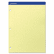 ESS20243 Evidence Dual Ruled Pad, Legal/Wide Rule, 8-1/2 x 11-3/4, Canary, 100 Sheets By AMPAD/DIV. OF AMERCN PD&PPR