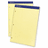 ESS20245 Evidence Dual Ruled Pad, Law Rule, 8-1/2 x 11-3/4, Canary, 100 Sheets By AMPAD/DIV. OF AMERCN PD&PPR