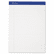 ESS20320 Evidence Perf Top, Wide Rule, Letter, White, 50-Sheet Pads/Pack, Dz. By AMPAD/DIV. OF AMERCN PD&PPR
