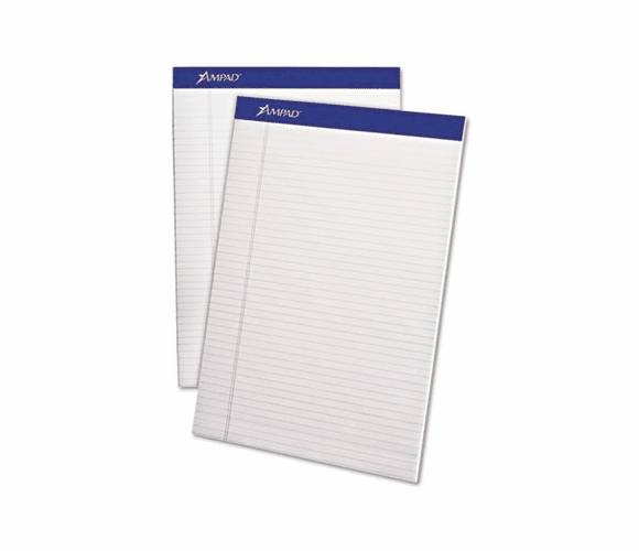 ESS20322 Evidence Perf Top, Narrow Rule, Ltr, White, 50-Sheet, Dozen By AMPAD/DIV. OF AMERCN PD&PPR