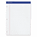 ESS20346 Evidence Dual Narrow/Margin Ruled Pad, 8-1/2 x 11-3/4, White, 100 Sheets By AMPAD/DIV. OF AMERCN PD&PPR