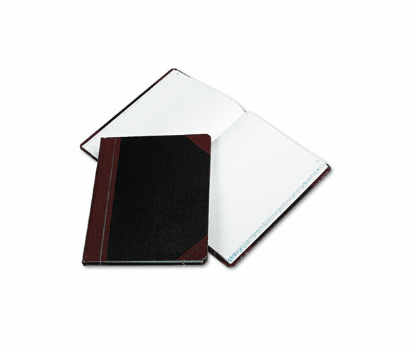 ESS21150Q Columnar Book with Quadrille Rule, Black, 150 Pages, 10 3/8 x 8 1/8 By ESSELTE PENDAFLEX CORP.