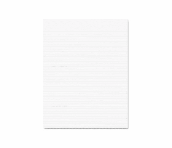 ESS21168 Recycled Glue Top Pads, Narrow Rule, Ltr, WE, 50-Sheet Pads, 1 Dozen By AMPAD/DIV. OF AMERCN PD&PPR