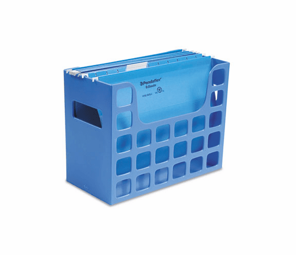 ESS23011 DecoFlex Letter Size Desktop Hanging File, Plastic, 12 1/4 x 6 x 9 1/2, Blue By ESSELTE PENDAFLEX CORP.
