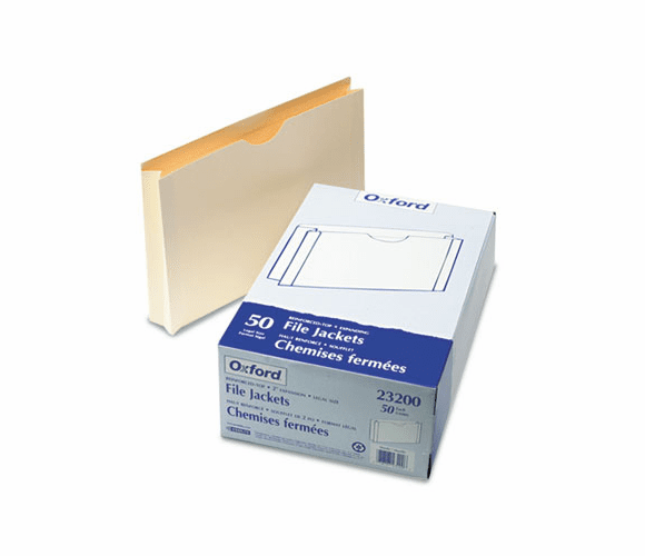 ESS23200 Double-Ply Tabbed File Jacket with Two Inch Expansion, Legal, Manila, 50/Box By ESSELTE PENDAFLEX CORP.