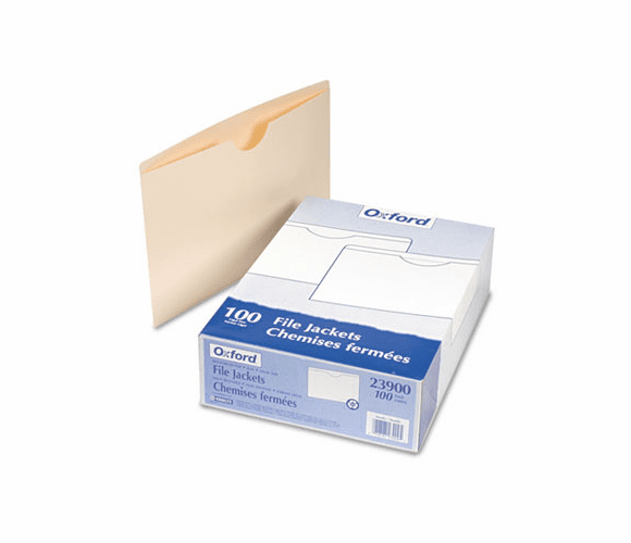 ESS23900 Double-Ply Tabbed File Jackets, Legal, Manila, 100/Box By ESSELTE PENDAFLEX CORP.