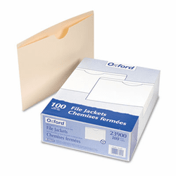 ESS23900 Double-Ply Tabbed File Jackets, Legal, Manila, 100/Box By ESSELTE PENDAFLEX CORP.