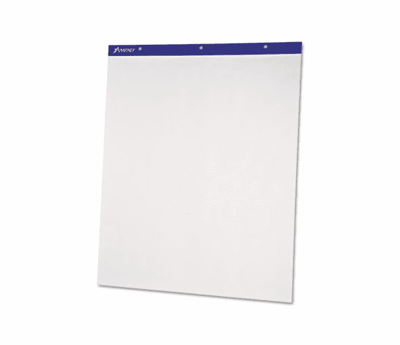 ESS24038 Envirotec Flip Chart Pads, Unruled, 20 x 25-1/2, White, 2 50-Sheet Pad/Pack By AMPAD/DIV. OF AMERCN PD&PPR