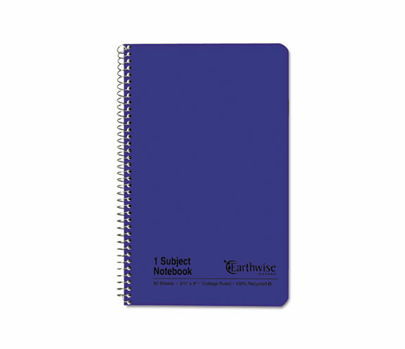 ESS25203 Small Size Notebook, College/Medium Rule, 6 x 9-1/2, White, 80 Sheets/Pad By AMPAD/DIV. OF AMERCN PD&PPR