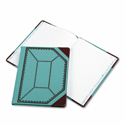 ESS3738150R Record/Account Book, Blue/Red Cover, 150 Pages, 9 5/8 x 7 5/8 By ESSELTE PENDAFLEX CORP.