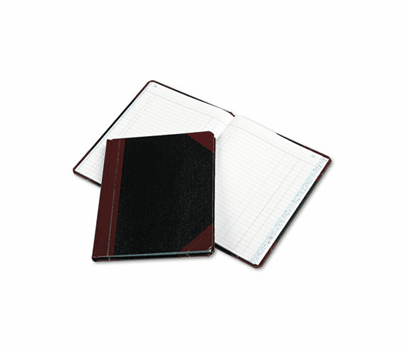 ESS38150J Record/Account Book, Journal Rule, Black/Red, 150 Pages, 9 5/8 x 7 5/8 By ESSELTE PENDAFLEX CORP.