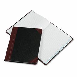 ESS38150R Record/Account Book, Record Rule, Black/Red, 150 Pages, 9 5/8 x 7 5/8 By ESSELTE PENDAFLEX CORP.