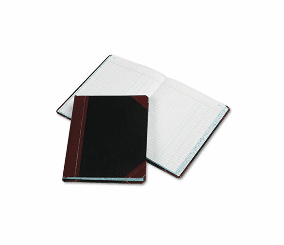 ESS38300J Record/Account Book, Journal Rule, Black/Red, 300 Pages, 9 5/8 x 7 5/8 By ESSELTE PENDAFLEX CORP.