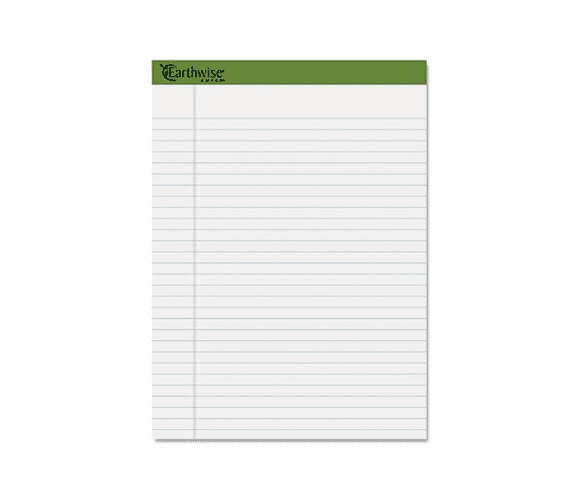 ESS40102 Envirotec Pad, Lgl/Wide Rule, 8-1/2 x 11-3/4, White, 4 40-Sheet Pads/Pack By AMPAD/DIV. OF AMERCN PD&PPR