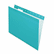 ESS415215AQU Reinforced Hanging File Folders, Letter, Aqua, 25/Box By ESSELTE PENDAFLEX CORP.
