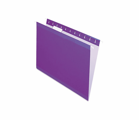 ESS415215VIO Reinforced Hanging File Folders, Letter, Violet, 25/Box By ESSELTE PENDAFLEX CORP.