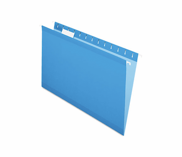 ESS415315BLU Reinforced Hanging File Folders, Legal, Blue, 25/Box By ESSELTE PENDAFLEX CORP.