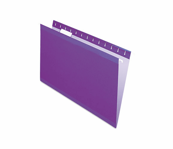 ESS415315VIO Reinforced Hanging Folders, Legal, Violet, 25/Box By ESSELTE PENDAFLEX CORP.