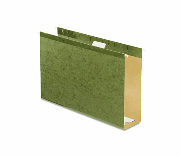 ESS4153X3 Reinforced 3" Extra Capacity Hanging Folders, Legal, Standard Green, 25/Box By ESSELTE PENDAFLEX CORP.