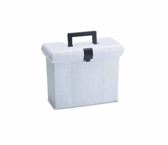 ESS41737 Portafile File Storage Box, Letter, Plastic, 14-7/8 x 6-1/2 x 11-7/8, Granite By ESSELTE PENDAFLEX CORP.