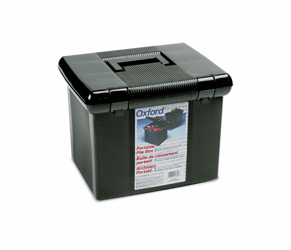 ESS41742 Portafile File Storage Box, Letter, Plastic, 11 x 14 x 11-1/8, Black By ESSELTE PENDAFLEX CORP.