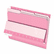 ESS421013PIN Interior File Folders, 1/3 Cut Top Tab, Letter, Pink, 100/Box By ESSELTE PENDAFLEX CORP.