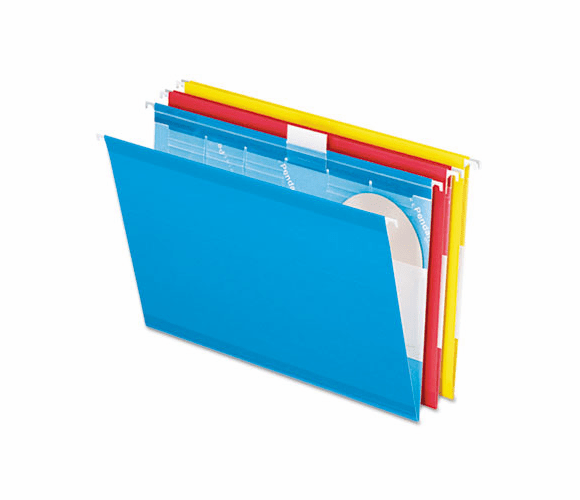 ESS42702 Ready-Tab Lift Tab  2" Capacity Hanging Folders, Legal, Assorted, 20/Box By ESSELTE PENDAFLEX CORP.